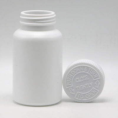 Personalisiertes Logo Akzeptabel 225 ml HDPE-Drogensicherheit Nachfüllflasche aus weißem Kunststoff mit CRC-Kappe