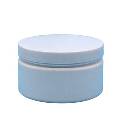 Kunststoffkappe Material 8oz benutzerdefiniertes Kunststoffgefäß Runde Form Breitmondbehälter mit Deckel