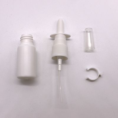 15 ml/20 ml/30 ml HDPE Nasenspray Plastikflasche mit benutzerdefinierter Farbe und Sprühdüsenkappe