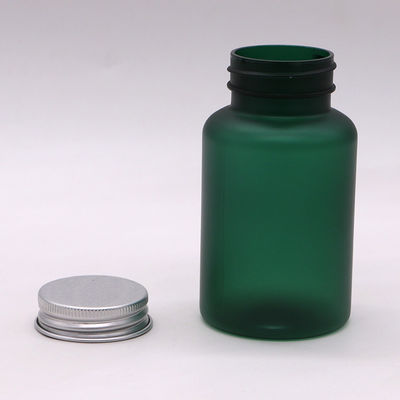 Aluminiumkappe 100/120/150ml PET-Glasglas mit breitem Mund für die Medizin mit Pillenkapseln