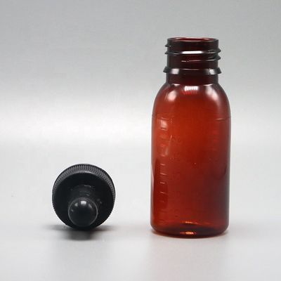 Medizinisches Reagent 60 ml PET-Plastik-Ätherische Ölflasche mit steriler Gestaltung und individuellem Logo