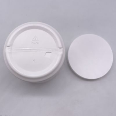 UV-sicherer 350 ml HDPE-Material Plastikglas für kosmetische Cremes anpassbares Logo