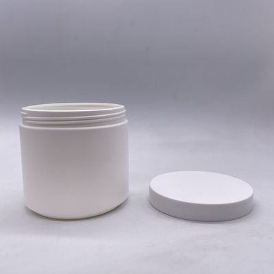 UV-sicherer 350 ml HDPE-Material Plastikglas für kosmetische Cremes anpassbares Logo
