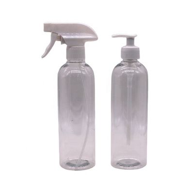 Zusammengestellte Farbe 500 ml/600 ml HDPE Plastikpumpe/Sprayer Lotion Flaschen für saubere Lotion