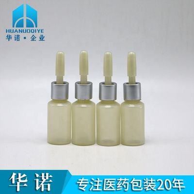 Basismaterial PET 8ml Tropfflasche mit individueller Tropfkappe und Frosted Finish