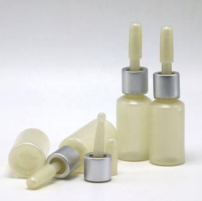 Basismaterial PET 8ml Tropfflasche mit individueller Tropfkappe und Frosted Finish
