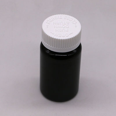 2OZ/60ml/CC Blaue Plastikkapselflasche mit Schraubverschluss aus PET-Material 32mm Halsgröße