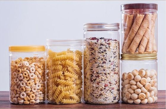 Speicher für Lebensmittel 5oz 150cc PET Kunststoff Mason Jar mit PP Schraubkappe Versiegelung Typ