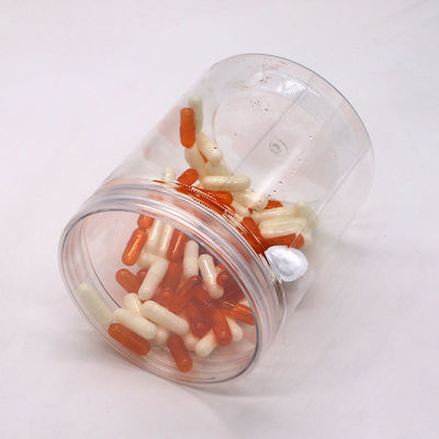 Lebensmittellager mit einfacher 700 ml PET-transparenter Flasche mit Aluminium-/Plastik-Schraubkappe