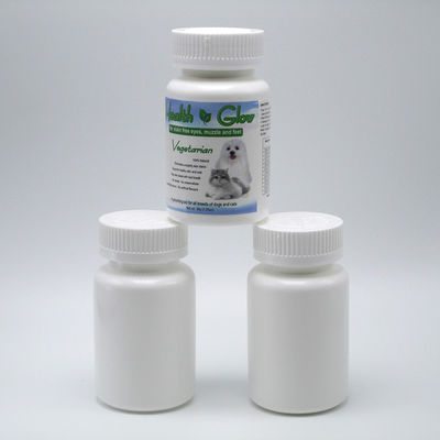 4OZ 120ML HDPE Weiß Schwarz Leere Plastik Medizinflasche für Pille Vitaminkapsel Hergestellt