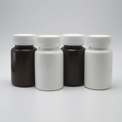 4OZ 120ML HDPE Weiß Schwarz Leere Plastik Medizinflasche für Pille Vitaminkapsel Hergestellt