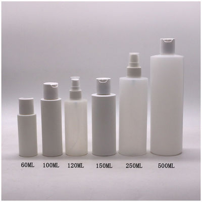 100 ml HDPE Flachschulter Sprinklerflasche für Alkoholspray in großer Menge