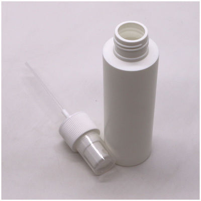 100 ml HDPE Flachschulter Sprinklerflasche für Alkoholspray in großer Menge