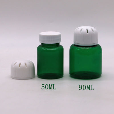 90 ml/3oz Quadrat PET Plastikpille Kapsel Tablette für Festgewürze Verpackung Kostenlose Probe