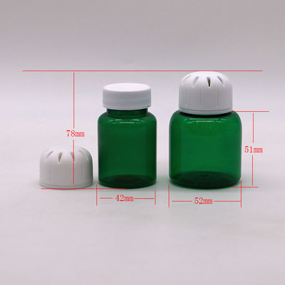 90 ml/3oz Quadrat PET Plastikpille Kapsel Tablette für Festgewürze Verpackung Kostenlose Probe