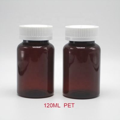 2OZ 60ML PET Amber Schwarze Plastikflasche mit CRC-Deckel für die Verpackung von Arzneimittelzusätzen