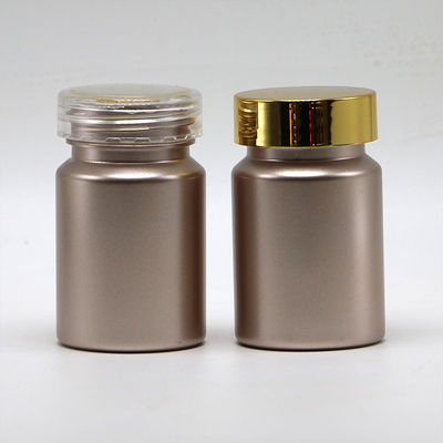 80cc PET-Flasche aus Kunststoff Farbverarbeitung Vitamintablettenbehälter mit Schraub-/Wendungsabdeckung