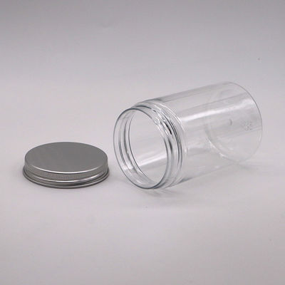 Süßwarenverpackung 250 ml PET-Food-Glas mit Schraubdeckel und Aluminiumdeckel