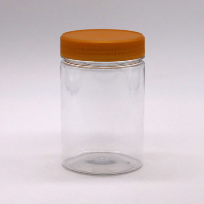 Süßwarenverpackung 250 ml PET-Food-Glas mit Schraubdeckel und Aluminiumdeckel