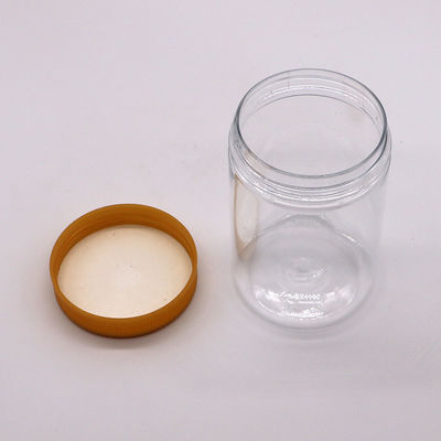 Süßwarenverpackung 250 ml PET-Food-Glas mit Schraubdeckel und Aluminiumdeckel