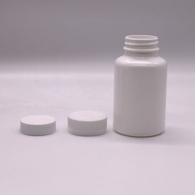 Rund geformte Flasche zur Aufbewahrung von Tabletten und Kapseln 200 ml Fassungsvermögen