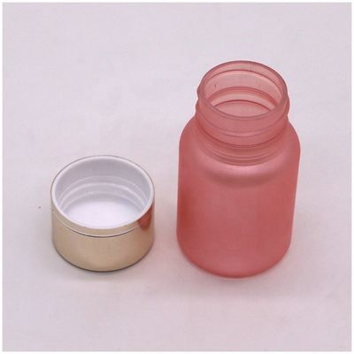 40 ml matte rosa PET Lebensmittelqualität Feinstoffkapsel Pille Flasche für die Gesundheitsversorgung