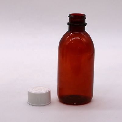 CRC Cap PET Quadrat Steril Husten Sirup orale Flüssigkeit Flasche Behälter für Medizin 120ML/4OZ
