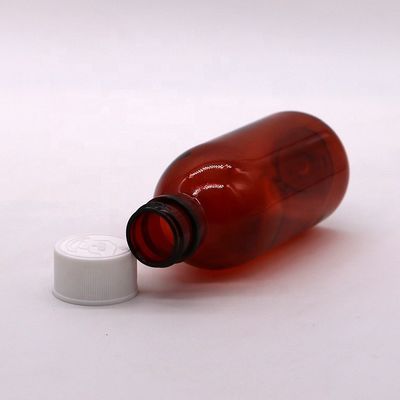 CRC Cap PET Quadrat Steril Husten Sirup orale Flüssigkeit Flasche Behälter für Medizin 120ML/4OZ