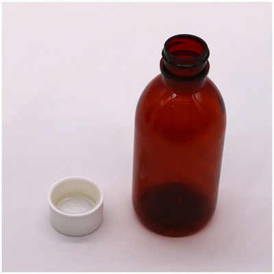 CRC Cap PET Quadrat Steril Husten Sirup orale Flüssigkeit Flasche Behälter für Medizin 120ML/4OZ