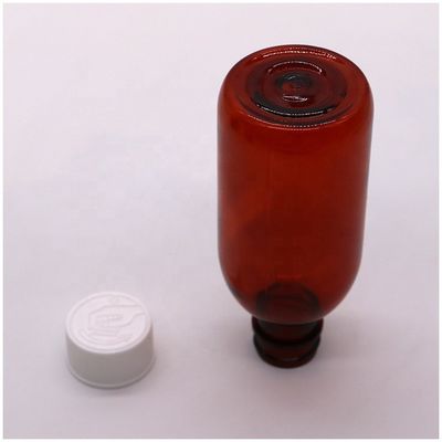 CRC Cap PET Quadrat Steril Husten Sirup orale Flüssigkeit Flasche Behälter für Medizin 120ML/4OZ