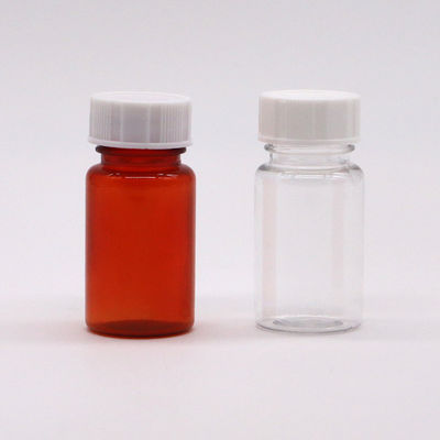 Halsbandmaterial PET 15 ml runde Plastikflasche zur Aufbewahrung von Kapseln