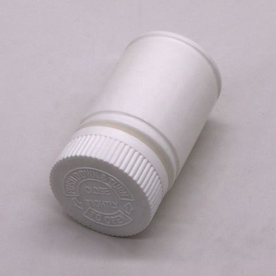 Kindersichere Kappe 70ML PE-Plastikflasche für Arzneimittel/Arzneimittel/Tabletten/Nahrungsergänzungsmittel