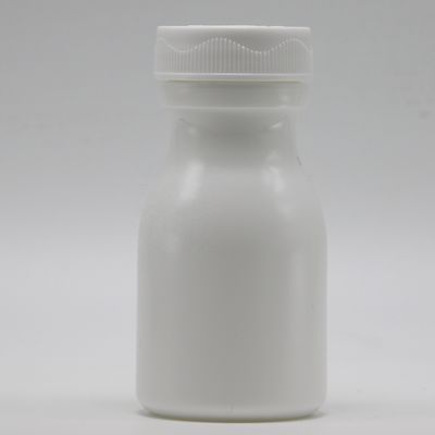 SCREW CAP Versiegelung Typ 60ml Bowlingform HDPE Plastikflasche zur Lagerung von Ergänzungen