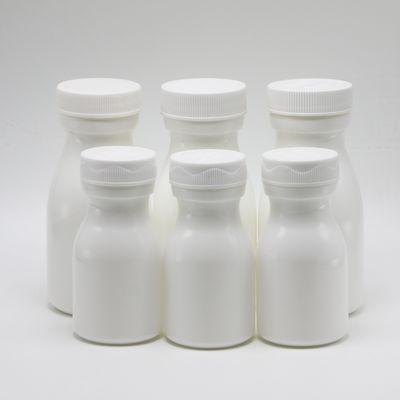 SCREW CAP Versiegelung Typ 60ml Bowlingform HDPE Plastikflasche zur Lagerung von Ergänzungen