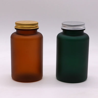 250 ml PET-Medizintechnikflasche mit Matte/Frosted Finish und verschiedenen Farbvarianten