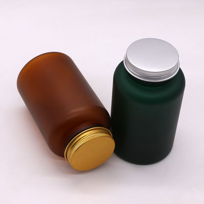 250 ml PET-Medizintechnikflasche mit Matte/Frosted Finish und verschiedenen Farbvarianten