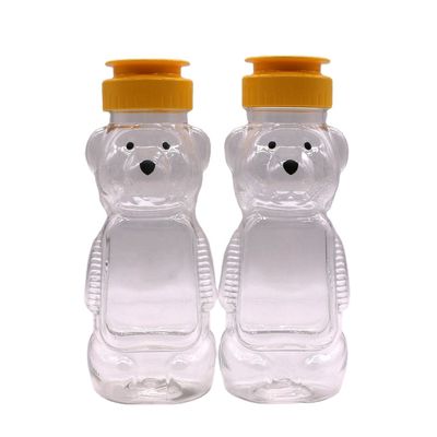 200 ml PET-Bär-Plastik-Honigkrüge für Lebensmittel und kreative Studenten-Flasche