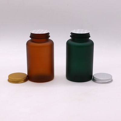 250 ml PET-Medizintechnikflasche mit Matte/Frosted Finish und verschiedenen Farbvarianten