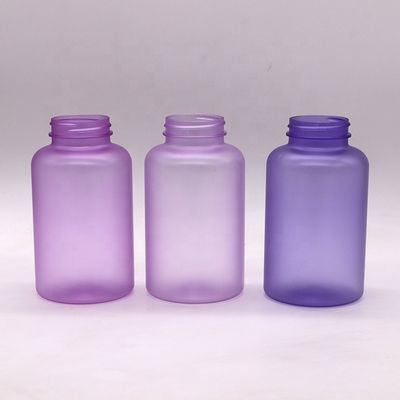 Apothekenbehälter 400 ml angepasste Farb-PET-Pillen Kapselflaschen mit Schraubverschluss