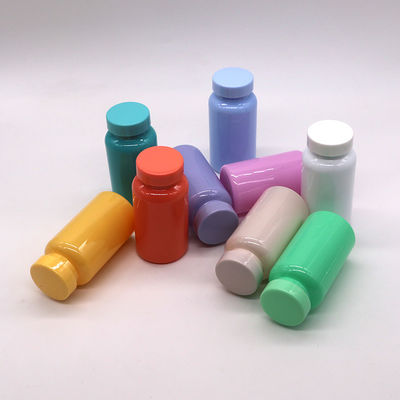 150 ml PET-Kapsel-Pillenflasche in verschiedenen Farben für die orale Feststoffmedizin