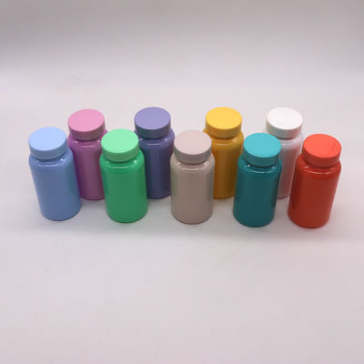 150 ml PET-Kapsel-Pillenflasche in verschiedenen Farben für die orale Feststoffmedizin