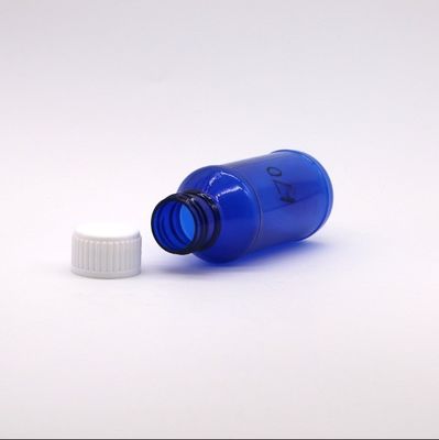 100 ml PET-Rund Apothekenbehälter für medizinische Abfälle mit Druckschirm und Kindersicherheitskappe