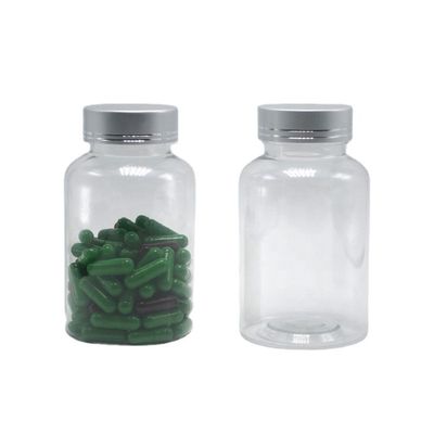 Durchsichtige 175 ml PET-Plastikflasche Boston Round für maßgeschneiderte Farbmedizinbehälter