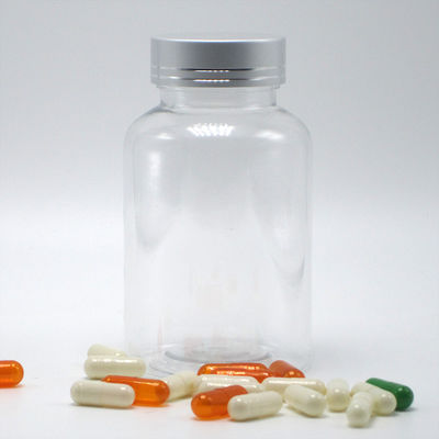 Durchsichtige 175 ml PET-Plastikflasche Boston Round für maßgeschneiderte Farbmedizinbehälter