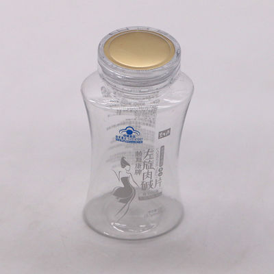 Design PET Sammeln Taille Flasche für Nahrungsergänzungsmittel Kapsel Pille Tablette