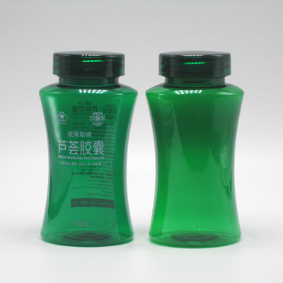 Design PET Sammeln Taille Flasche für Nahrungsergänzungsmittel Kapsel Pille Tablette