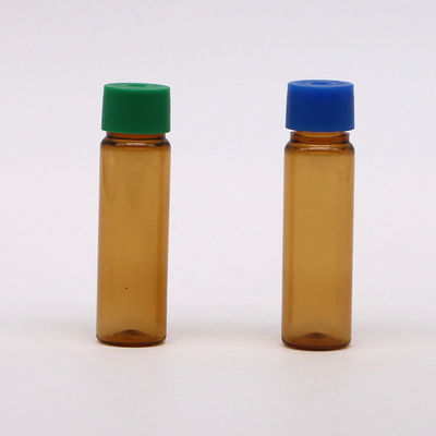 Lebensmittelqualität 30 ml PET Rundform schlanke orale Flüssigkeitsflasche aus Kunststoff mit manipulationssicheren Deckeln