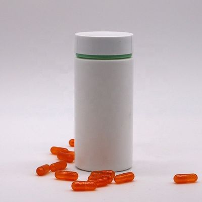 Zusammengestellte Farbe Emboss Logo Plastikflaschen für Kapseln/Tabletten/Pillen/Pulver 200 ml