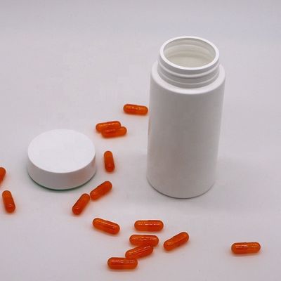 Zusammengestellte Farbe Emboss Logo Plastikflaschen für Kapseln/Tabletten/Pillen/Pulver 200 ml