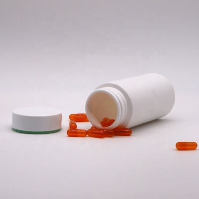 Zusammengestellte Farbe Emboss Logo Plastikflaschen für Kapseln/Tabletten/Pillen/Pulver 200 ml
